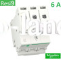 Автоматический выключатель 3Р 6А, C, 6кА, Schneider Electric RESI9 (R9F12306)